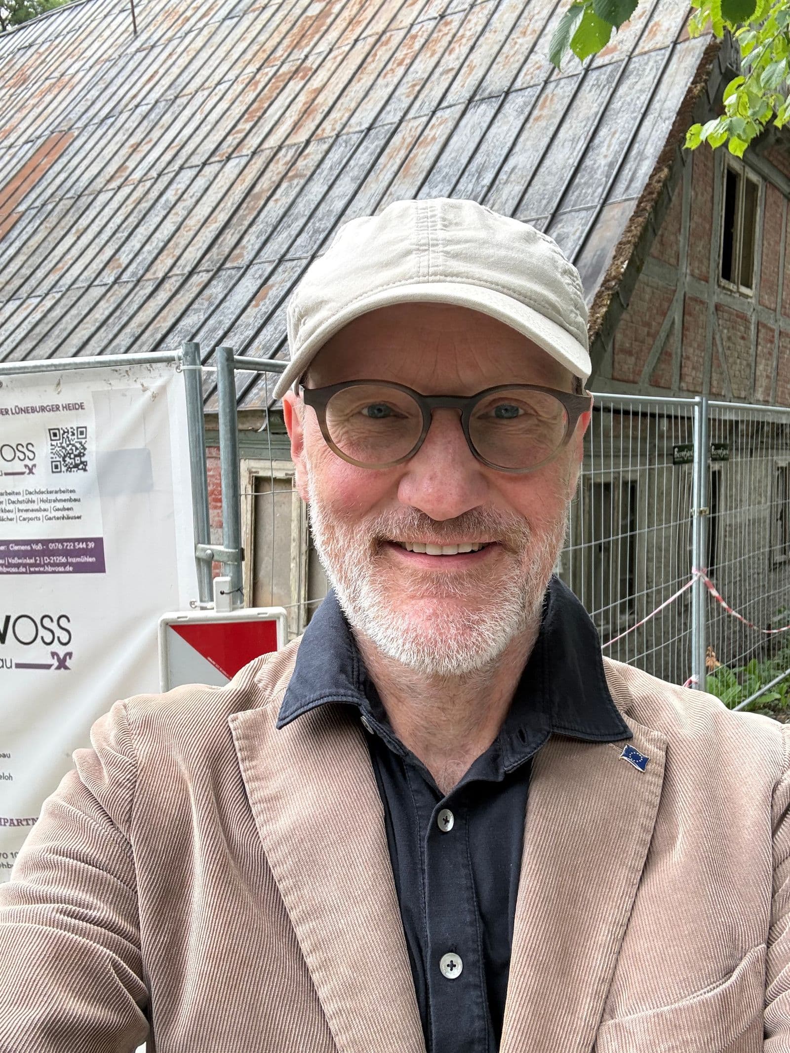 Michael Riedel vor der Mühle